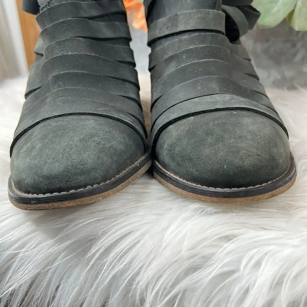 Free People Hybrid Heel Boot Black Size 40 - Picture 7 of 9